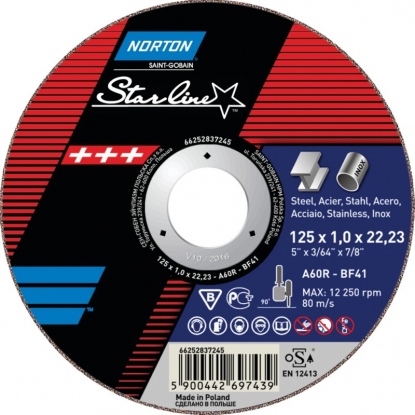 Отрезной диск Norton Star Line A30P T42 230x3.0x22.23